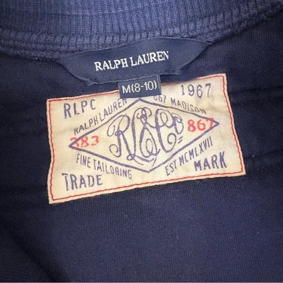 Ralph LaurenBandana Print Quilted Vest‎ Western Navy Blue Medium 8-10